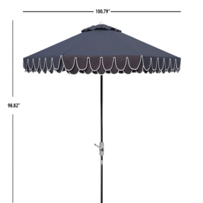 Elegant Valance 9 Ft Umbrella