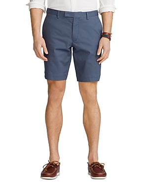 Polo Ralph Lauren 9.5-inch Stretch Slim Fit Twill Shorts In Blue Corsair