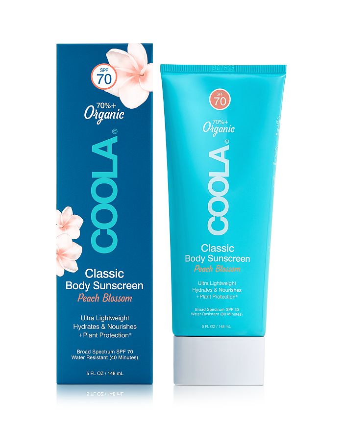 Shop Coola Classic Body Organic Sunscreen Spf 70 - Peach Blossom 5 Oz.