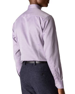 Slim Fit Textured Solid Shirt
