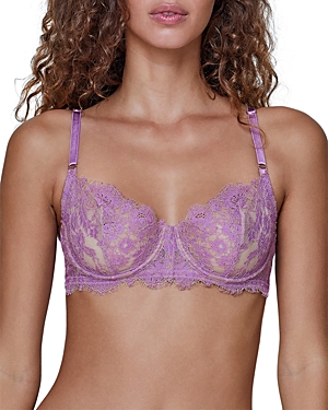 Skarlett Blue Entice Underwire Balconette Bra In Vervain Nylon