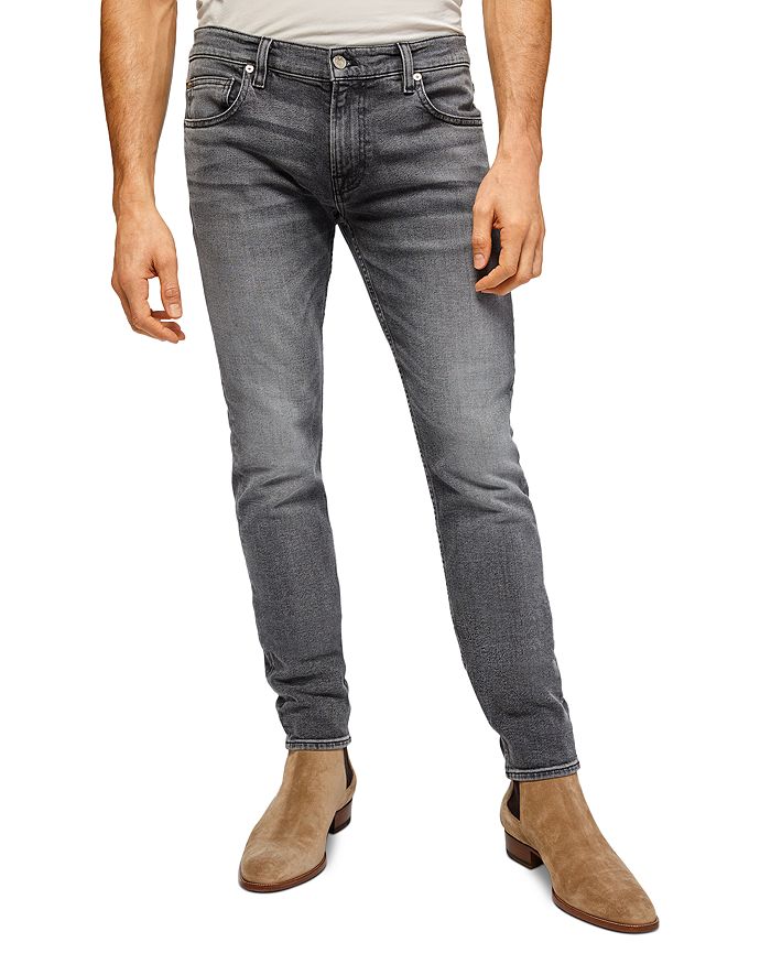 7 FOR ALL MANKIND THE STACKED SKINNY FIT JEANS IN CAMELOT GRAY,7T013306