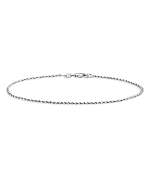 Shop Aqua Rope Chain Bracelet - 100% Exclusive In Silver