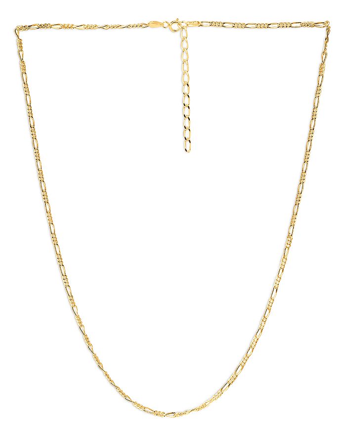 Aqua Cuban And Curb Link Chain Necklace, 16 - 100% Exclusive In Gold