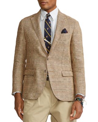 plaid linen suit