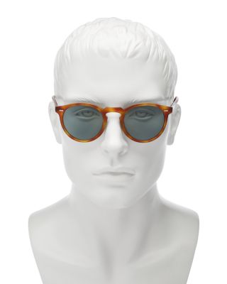 Gregory Peck Round Sunglasses, 50mm
