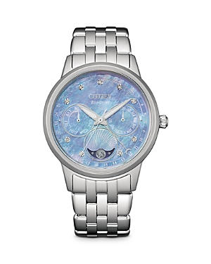 CITIZEN ECO-DRIVE CALENDRIER WATCH, 37MM,FD0000-52N