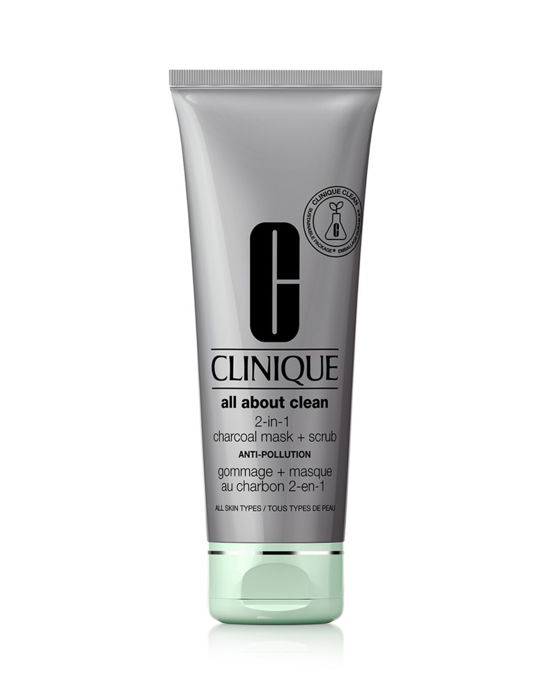 Clinique All About Clean 2-in-1 Charcoal Face Mask + Scrub
