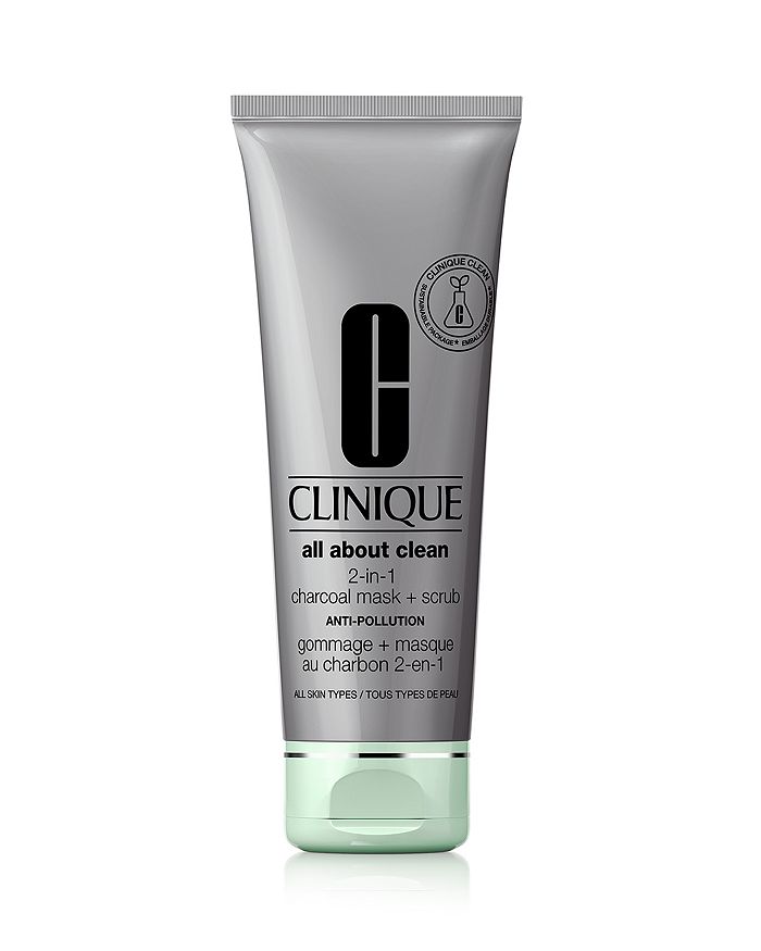 CLINIQUE ALL ABOUT CLEAN 2-IN-1 CHARCOAL FACE MASK + SCRUB,KYNW01