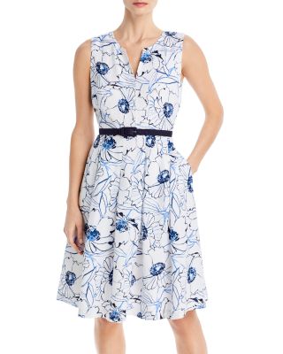 KARL LAGERFELD PARIS - William Floral Print Dress