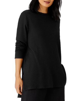 eileen fisher black tops