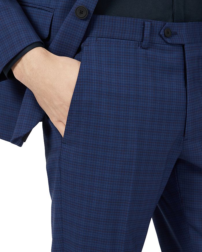 Shop Armani Collezioni Plaid Suit In Solid Medium