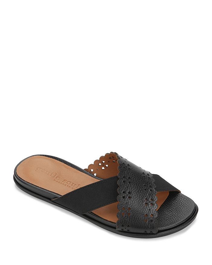 Elastic slide sales sandals
