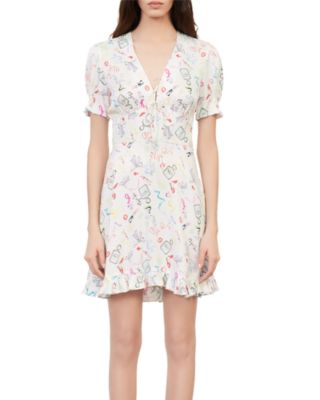 Maje - Ramake Printed Mini Dress