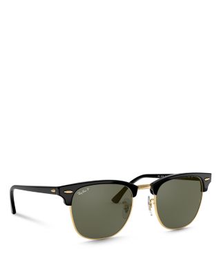  Polarized Classic Clubmaster Sunglasses, 51mm