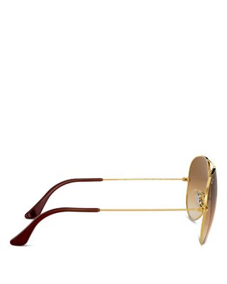 Original Brow-Bar Aviator Sunglasses, 58mm