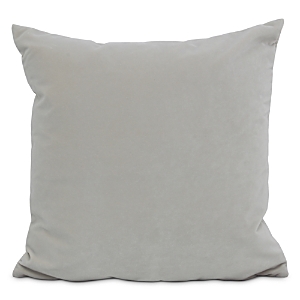 Bloomingdale's Artisan Collection Knife Edge Velvet Decorative Pillow, 21 X 21 In Parchment