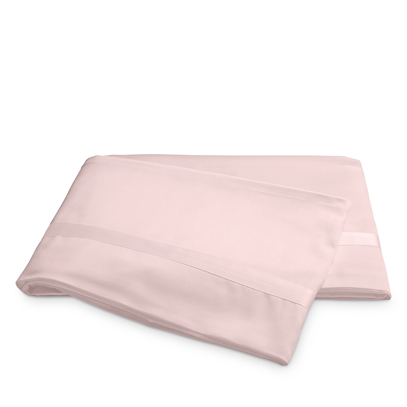 Matouk Nocturne Hemstitch Flat Sheet, Full/queen In Pink