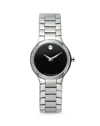 Movado Serio Stainless Steel & Diamond Watch, 26mm  display picture 1