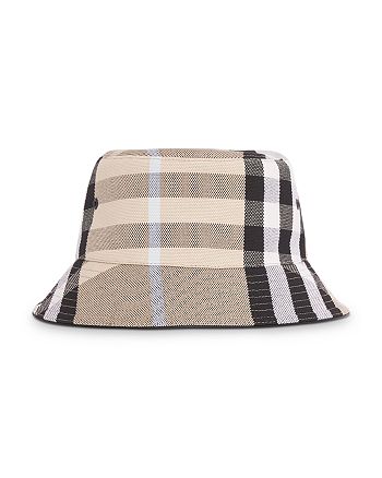 Burberry Vintage Sand Check Bucket Hat | Bloomingdale's