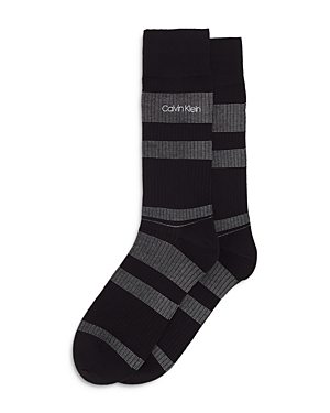 Calvin Klein Striped Crew Socks