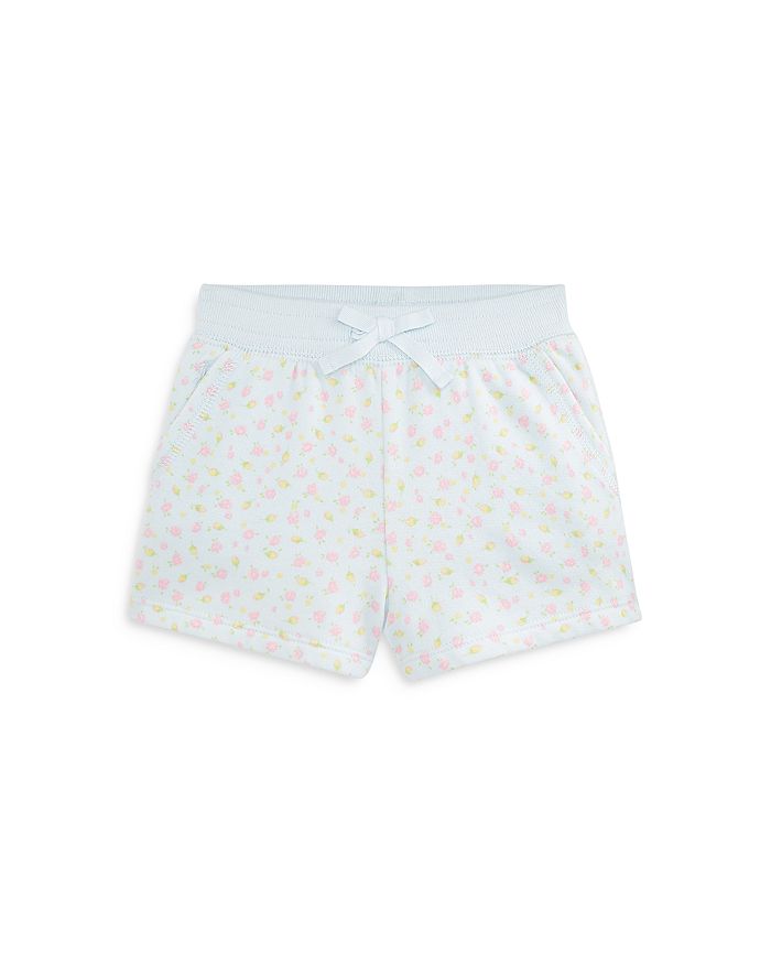 Shop Ralph Lauren Girls Printed Shorts Baby In Blue
