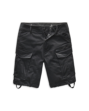 Shop G-star Raw Rovic Loose Fit Cargo Shorts In Black