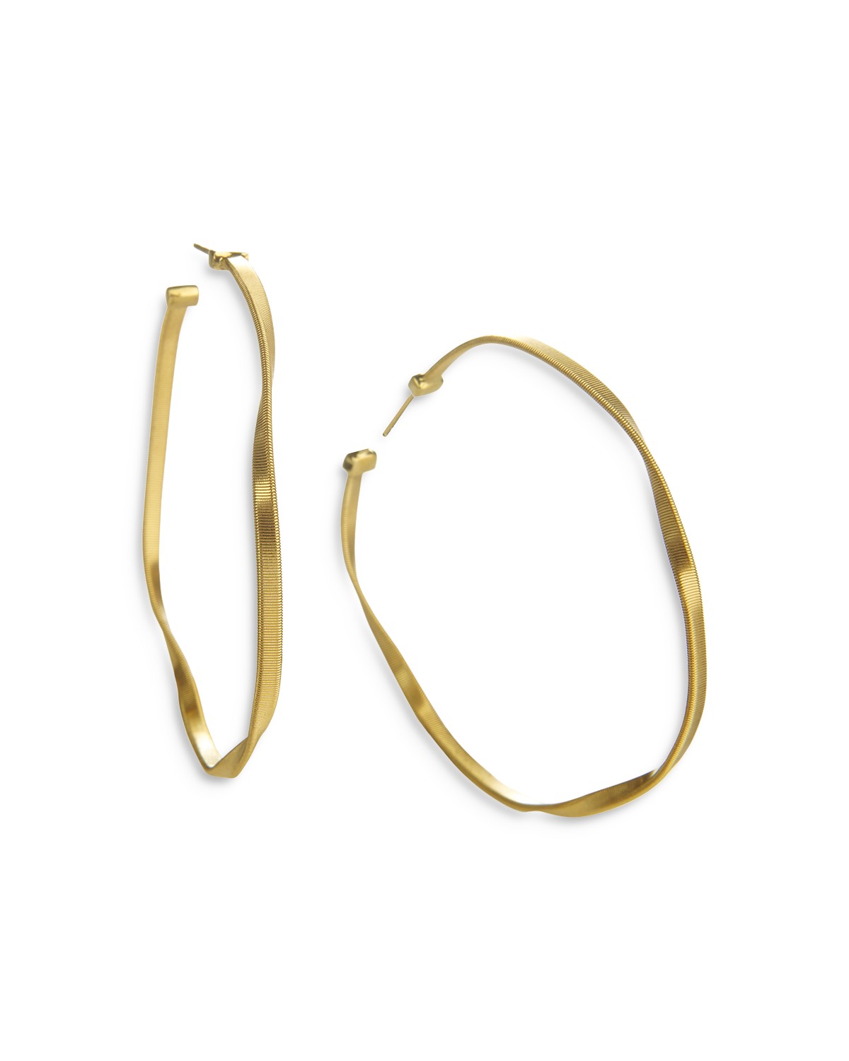 18K Yellow Gold Marrakech Hoop Earrings