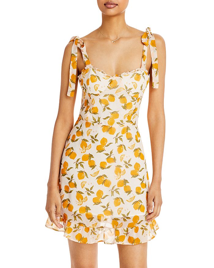 Aqua Lemon Tree Ruffle Dress - 100% Exclusive In Yellow Floral