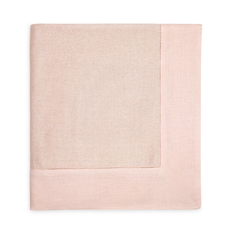 Sferra Reece Oblong Tablecloth, 140 X 66 In Gold/petal