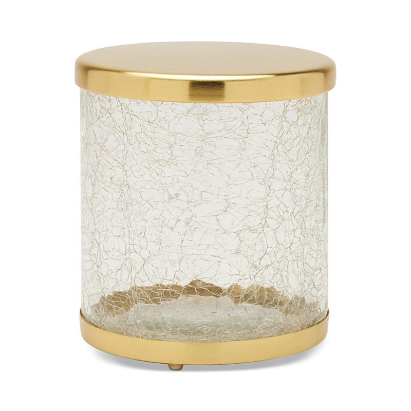 Pigeon & Poodle Pomaria Brushed Gold Large Canister In Gold