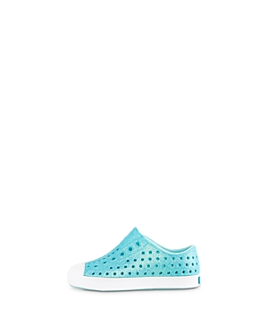 Native Girls' Jefferson Bling Glitter Waterproof Slip On Sneakers - Walker, Toddler, Little Kid In Piedmont Blue