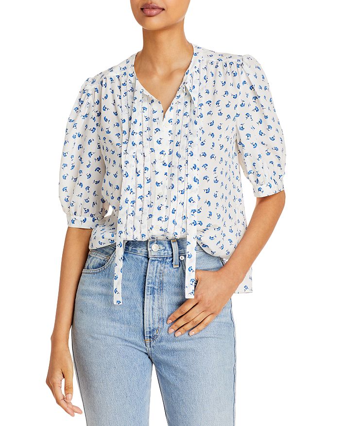 Rebecca taylor on sale polka dot blouse