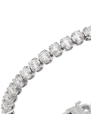Certified Diamond Tennis Bracelet in 14K White Gold, 8.0 tcw&nbsp;