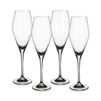 Villeroy & Boch La Divina Champagne Flutes, Set of 8
