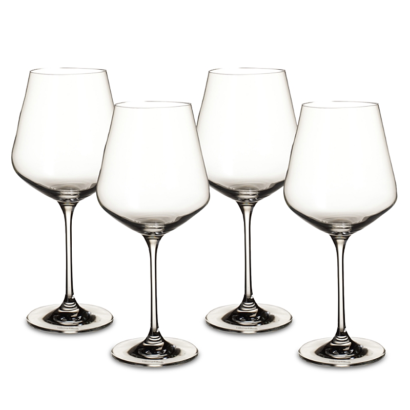 Villeroy & Boch Set Of 4 La Divina Red Wine Glasses