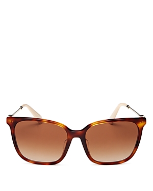 Valentino Women's Square Sunglasses, 57mm In Havana