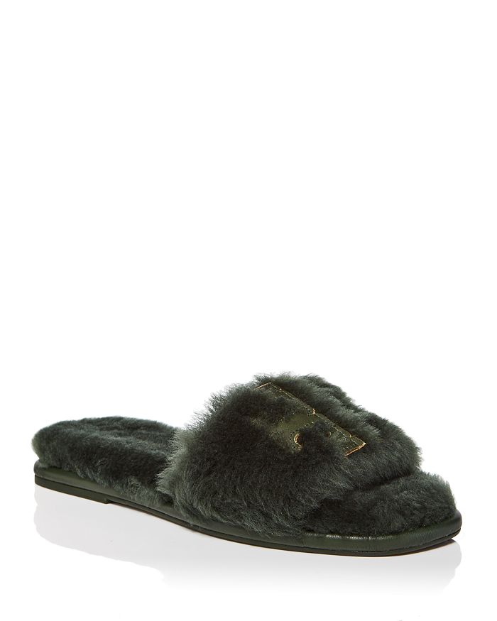 Top 63+ imagen fur tory burch slippers