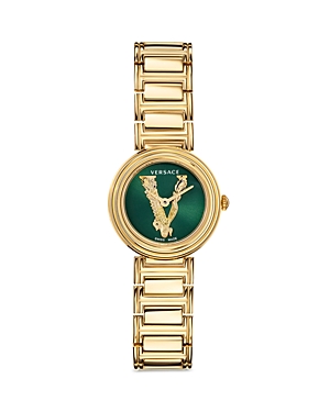 Versace Virtus Mini Watch, 28mm In Green