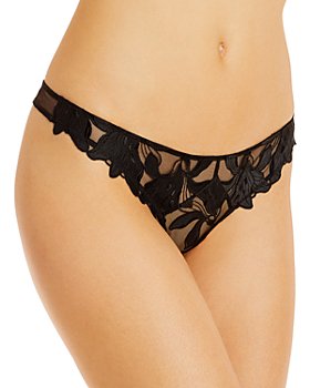 Fleur du Mal - Lily Embroidered Hipster Thong