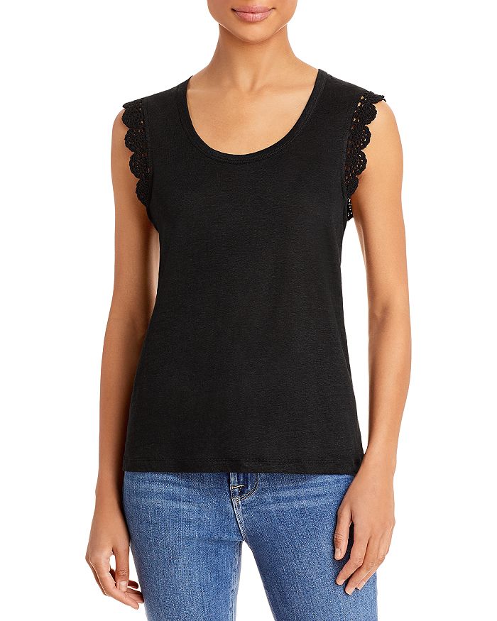 PAIGE CHRISSY LINEN TANK TOP,6909B64-1086