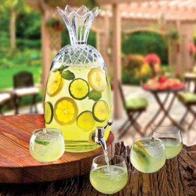 Pineapple One Gallon Beverage Dispenser