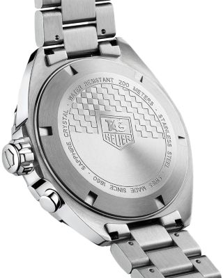 Formula 1 Quartz Men's Black Steel Alarm Watch, 41mm