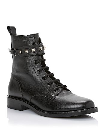 Valentino Garavani - Women's Rockstud Combat Boots