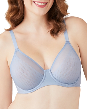 Wacoal Women's Elevated Allure Underwire Bra 855336 In Blue Fog