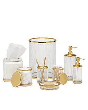 Armani Bathroom Accessories Set  Gold bathroom accessories, Gold bathroom  decor, Bathroom accessory set