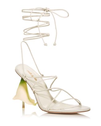 Cult Gaia Women's Cali Ankle-Tie High Heel Sandals | Bloomingdale's