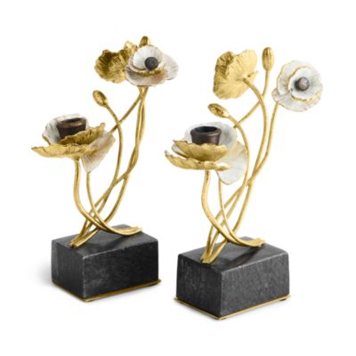 Anemone Candleholders, Set of 2
