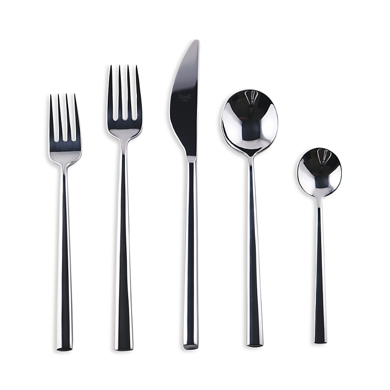 Mepra Movida 5-piece Flatware Set In Silver