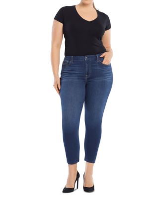 JEN by For All Mankind Jen High Rise Ankle Skinny Jeans in - Main Image